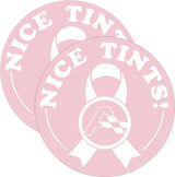 NICE TINTS! 3" Round Stickers (2 pack)